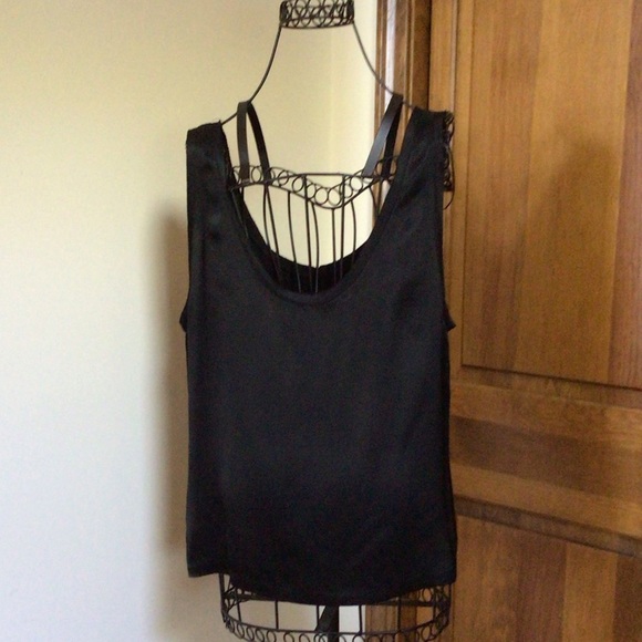 Zara Tops - Zara black Viscose Tank, Medium,New